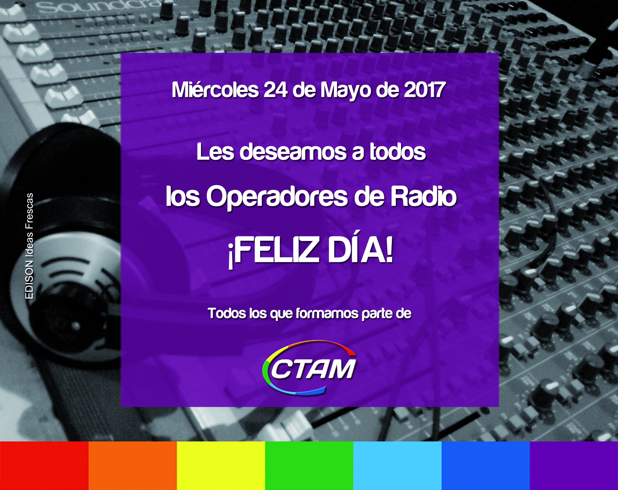 ISER - 🎚¡Feliz día a los Operadores de Radio! ⚡️El 24 de mayo se celebra el  Día del Operador de Radio, en homenaje a dicha jornada del año 1848 en que  se